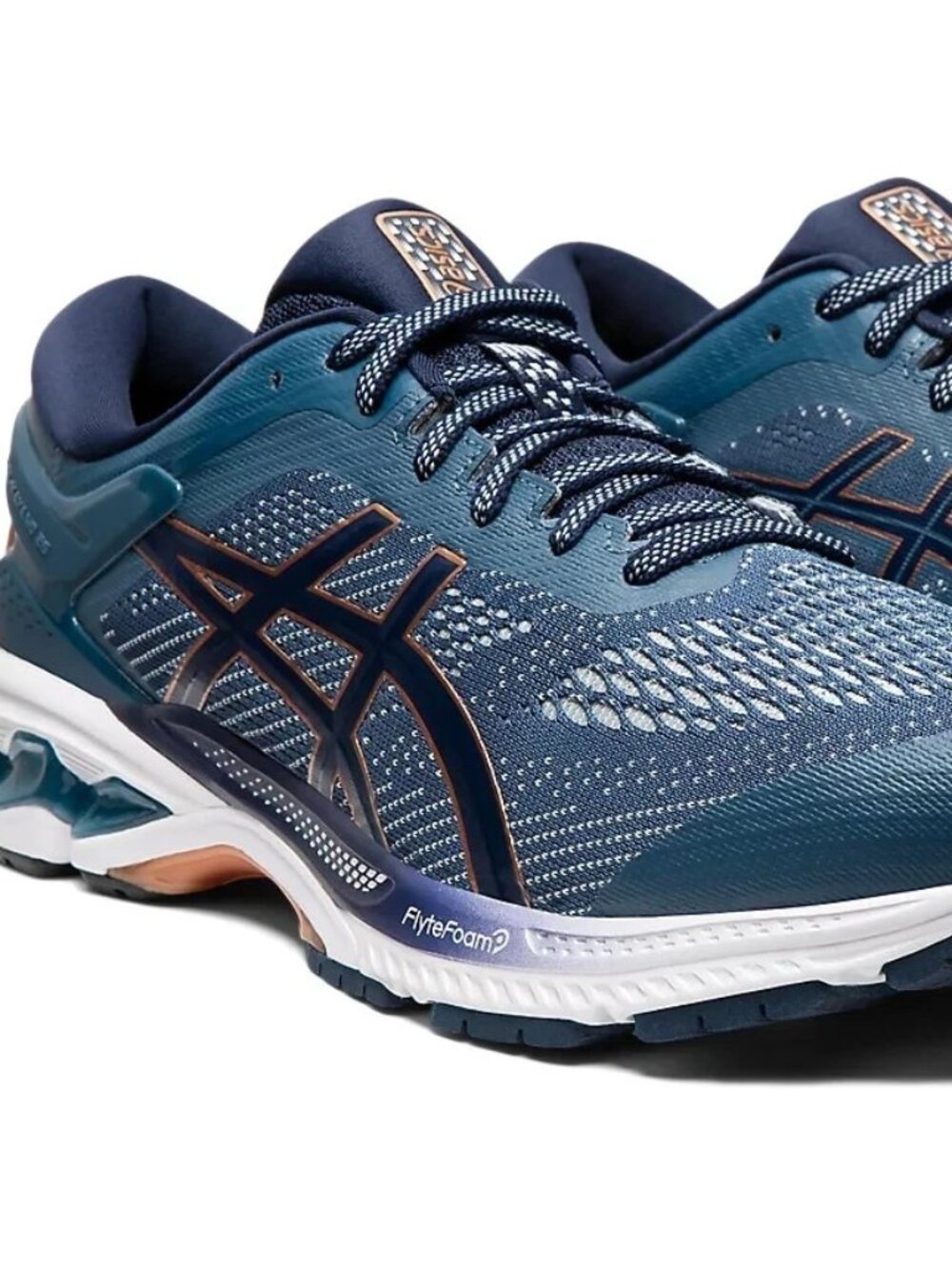 Asics Gel-Kayano 26 Grand SharkPeacoat Running Shoes 1011A541 Men Sz11 FlyteFoam